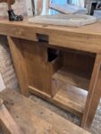 Mobile da Bagno in Legno Massello e Marmo