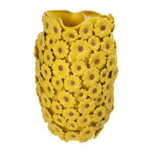 Vasi Margherite Gialli in cotto grandi