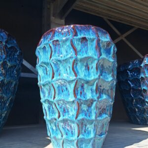 Vasi Bugnati Blu Piccoli "Rigamare"