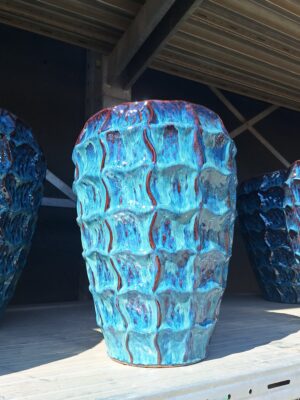 Vasi Bugnati Blu Piccoli "Rigamare"