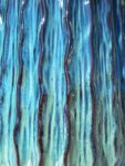 Vasi rigati Blu piccoli "Mare Calmo"