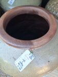 Coppia di Vasi in Terracotta con decori verde