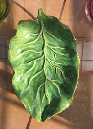 Piatti foglia verde