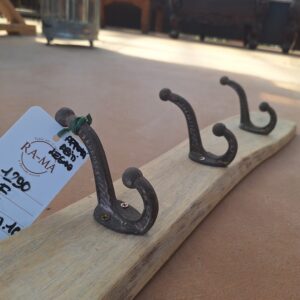 attaccapanni 3 ganci legno