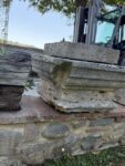 Coppia di Sopra Colonne in Travertino