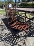 Sedie in Ferro con Seduta Quadrata
