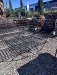 Lettino - Sdraio in Ferro Tondo con Cuscineria