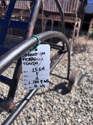 Lettino - Sdraio in Ferro Tondo con Cuscineria