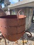 Coppia di Porta Vaso in Ferro