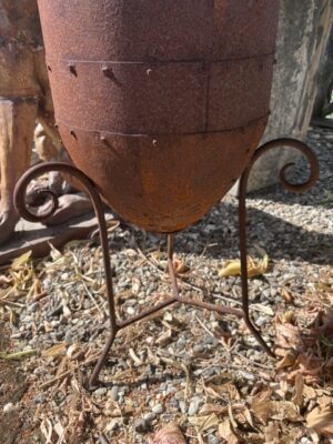 Coppia di Porta Vaso in Ferro