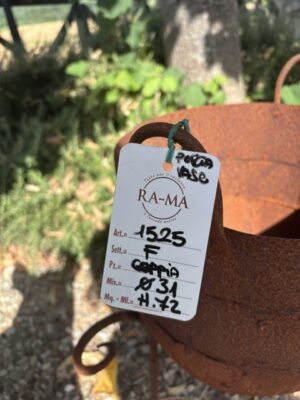 Coppia di Porta Vaso in Ferro