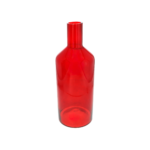 Bottiglione medio rosso con tappo