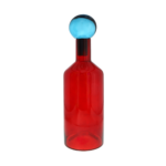 Bottiglione di Design Rosso con tappo