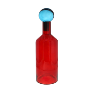 Bottiglione di Design Rosso con tappo