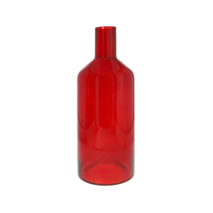 Bottiglione di Design Rosso con tappo