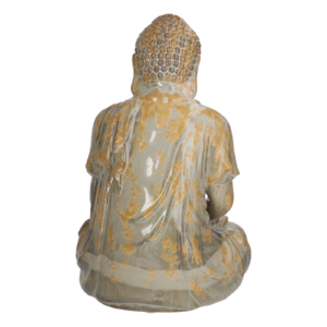 Buddha in cotto smaltato